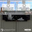 Quartz Composite Black Kitchen Sink Matte 10