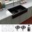Quartz Composite Black Kitchen Sink Matte 4