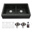 Quartz Composite Black Kitchen Sink Matte 1