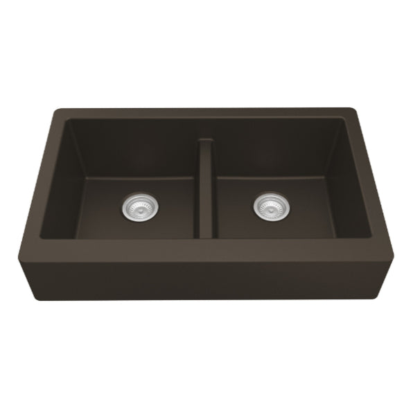 Quartz Composite Brown Kitchen Sink Matte 1