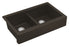 Quartz Composite Brown Kitchen Sink Matte 2