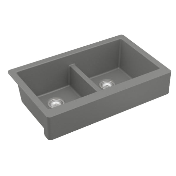Quartz Composite Grey Kitchen Sink Matte 2