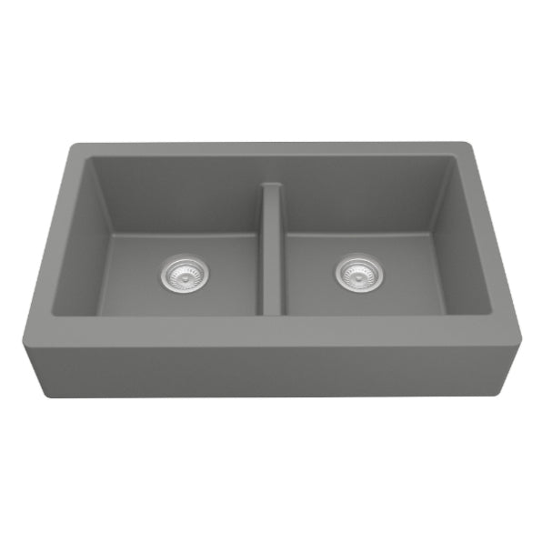 Quartz Composite Grey Kitchen Sink Matte 1