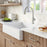 Quartz Composite White Kitchen Sink Matte 5