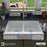 Quartz Composite White Kitchen Sink Matte 7