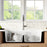 Quartz Composite White Kitchen Sink Matte 7