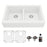 Quartz Composite White Kitchen Sink Matte 1