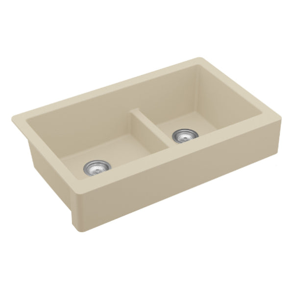 Quartz Composite Bisque Kitchen Sink Matte 2