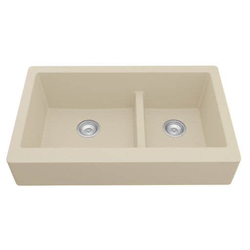 Quartz Composite Bisque Kitchen Sink Matte 1