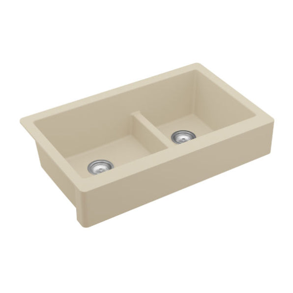 Quartz Composite Bisque Kitchen Sink Matte 2