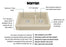 Quartz Composite Bisque Kitchen Sink Matte 3