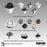 Quartz Composite Black Kitchen Sink Matte 10