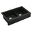 Quartz Composite Black Kitchen Sink Matte 2