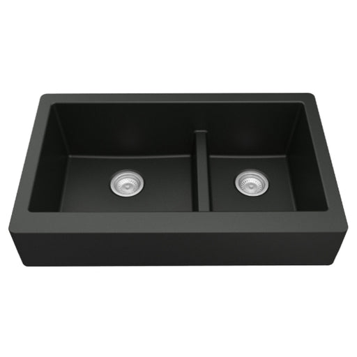 Quartz Composite Black Kitchen Sink Matte 1