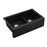 Quartz Composite Black Kitchen Sink Matte 2