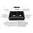 Quartz Composite Black Kitchen Sink Matte 3