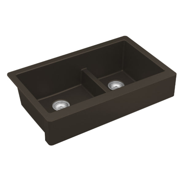 Quartz Composite Brown Kitchen Sink Matte 2