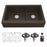 Quartz Composite Brown Kitchen Sink Matte 1