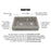 Quartz Composite Concrete Kitchen Sink Matte 3