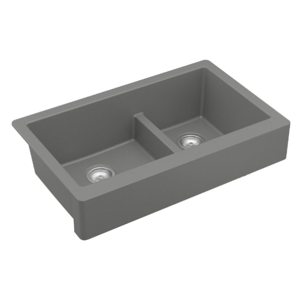 Quartz Composite Grey Kitchen Sink Matte 2