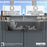 Quartz Composite Grey Kitchen Sink Matte 8