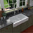 Quartz Composite White Kitchen Sink Matte 4