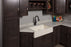 Quartz Composite White Kitchen Sink Matte 5
