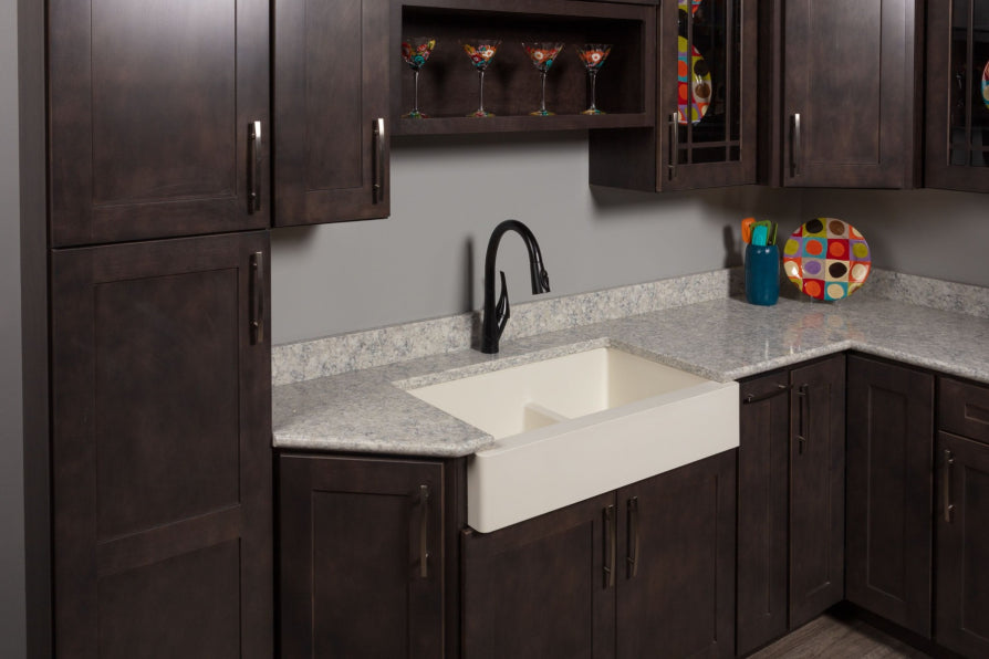 Quartz Composite White Kitchen Sink Matte 5