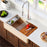 Quartz Composite Bisque Kitchen Sink Matte 3