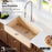 Quartz Composite Bisque Kitchen Sink Matte 7