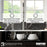 Quartz Composite Black Kitchen Sink Matte 6