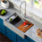 Quartz Composite Grey Kitchen Sink Matte 3