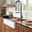 Quartz Composite White Kitchen Sink Matte 4