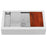 Quartz Composite White Kitchen Sink Matte 1