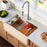Quartz Composite Bisque Kitchen Sink Matte 3