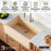 Quartz Composite Bisque Kitchen Sink Matte 5