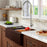 Quartz Composite Brown Kitchen Sink Matte 4