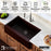 Quartz Composite Brown Kitchen Sink Matte 5