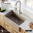 Quartz Composite Concrete Kitchen Sink Matte 7