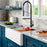 Quartz Composite White Kitchen Sink Matte 4
