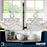 Quartz Composite White Kitchen Sink Matte 6