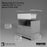Quartz Composite White Kitchen Sink Matte 9