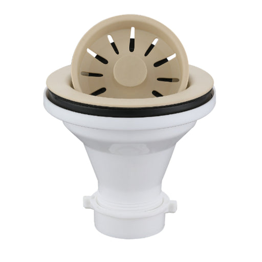 Plastic Bisque Basket Strainer Bisque 1