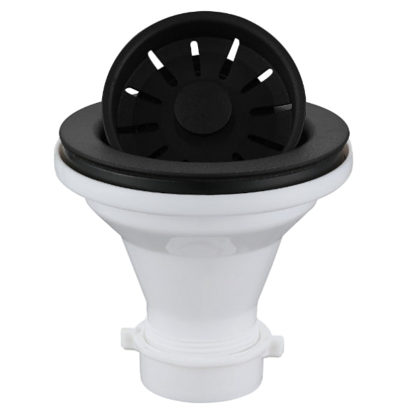 Plastic Black Basket Strainer Black 1