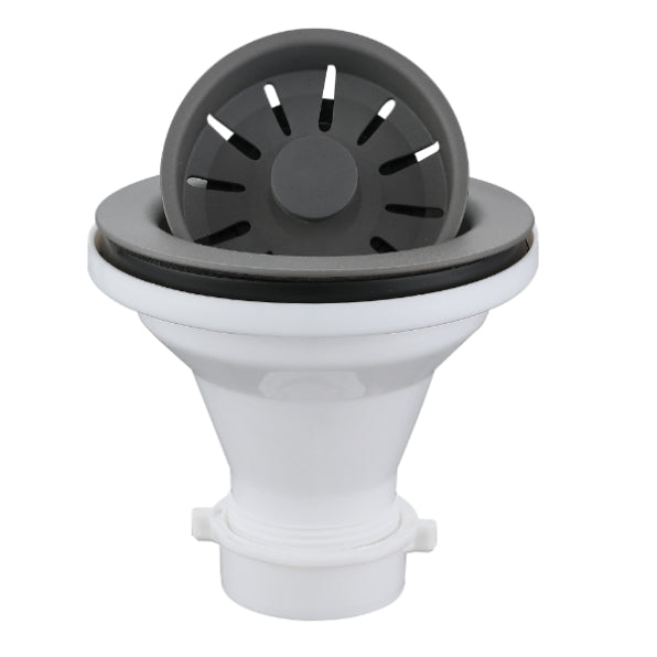 Plastic Grey Basket Strainer Grey 1