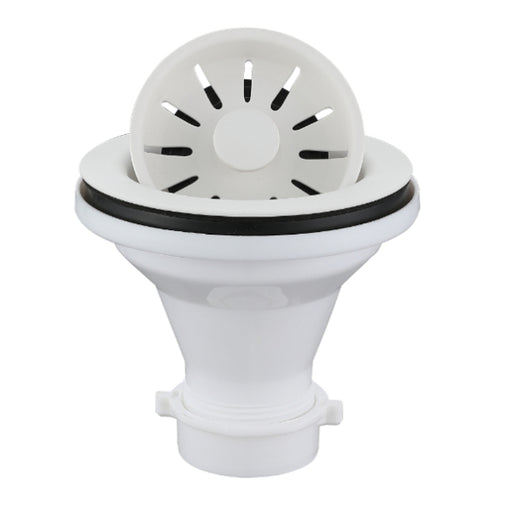 Plastic White Basket Strainer White 1