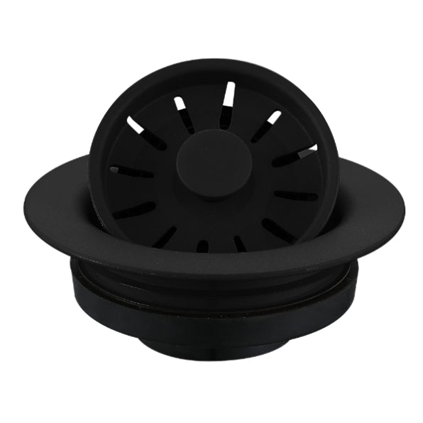 Plastic Black Disposal Flange Black 1