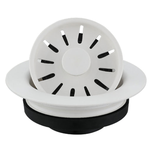 Plastic White Disposal Flange White 1