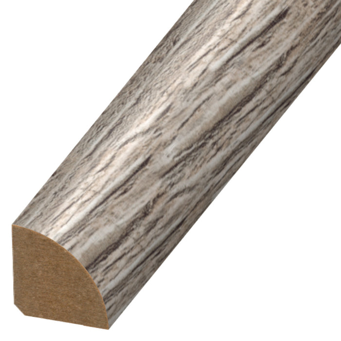 Standard Color Vinyl Boulder Oak Moisture Proof Quarter Round UV Coated 1