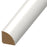 Standard Color Vinyl White Moisture Proof Quarter Round UV Coated 1
